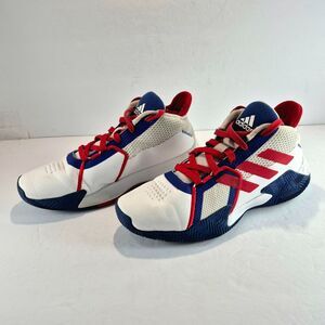 Adidas Court Vision 2.0 FY9378 White Red Blue Men's Athletic Basketball Sneakers